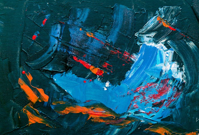 深海 — 油畫